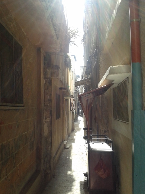 A street in Balata Camp. Photo by Leigh Hoffman